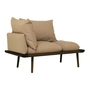 Umage - Lounge Around 1. 5 seater, dark oak / sugar brown