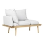 Umage - Lounge Around 1. 5 seater, oak / sterling