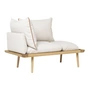 Umage - Lounge Around 1. 5 seater, oak / white sands
