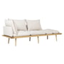 Umage - Lounge Around 3 seater sofa, oak / white sands