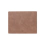 LindDNA - Placemat Square M, 3 4. 5 x 2 6. 5 cm, Nupo brown