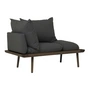 Umage - Lounge Around 1. 5 seater, dark oak / shadow