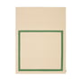 Kvadrat - Kelim Untitled_AB12 Carpet, 180 x 240 cm, green / beige (0014 Grass Green)