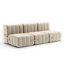 Ambivalenz - Curt Sofa Set 6, gray / beige (Jet - 9110)