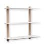 Gejst - Nivo Wall shelf A Large, light oak / white