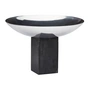 Gejst - Sapoto Bowl, Ø 22 x 15 cm, marble black / chrome