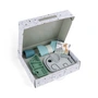 Done by Deer - Gift box tableware set Stick & Stay, blue