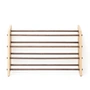 We Do Wood - Roon & Rahn Moodstand Shoe rack, 98 cm, oiled / smoked oak