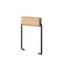 Moebe - Toilet paper holder, oiled oak / black