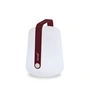 Fermob - Balad Battery LED lamp, H 25 cm, black cherry