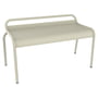 Fermob - Luxembourg Garden bench without backrest 90 cm, clay gray