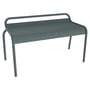 Fermob - Luxembourg Garden bench without backrest 90 cm, thunder gray