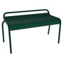 Fermob - Luxembourg Garden bench without backrest 90 cm, cedar green
