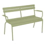 Fermob - Luxembourg Garden bench with armrest 2-seater, lime green