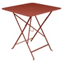 Fermob - Bistro Folding table, 71 x 71 cm, ochre red