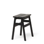 Form & Refine - Angle Standard Stool, black stained beech