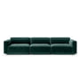 & Tradition - Develius Sofa, configuration D, dark green (Velvet 1 forest)