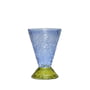 Hübsch Interior - Abyss vase, light blue / olive