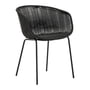 House Doctor - Hapur wicker chair, black / black