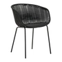 House Doctor - Hapur Wicker armchair, black / black