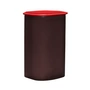 Hübsch Interior - Amare storage with lid large, burgundy / red