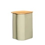 Hübsch Interior - Amare storage with lid small, sand / brown