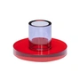 Hübsch Interior - Astra candlestick small, red / purple