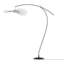 Petite Friture - Vertigo Nova LED floor lamp, Ø 110 cm, black / white