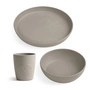Sebra - MUMS Children's tableware set, jetty beige (3 pcs.)