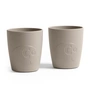 Sebra - MUMS Children's cup, Ø 7 cm, jetty beige (set of 2)