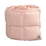 Sebra - Baby cot bumper, square quilted / blossom pink