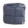 Sebra - Baby cot bumper, square quilted / nordic blue