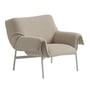 Muuto - Wrap Lounge chair, gray / beige Ecriture 240