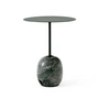 & Tradition - Lato Side table round Ø 40 cm, H 50 cm, deep green / verde alpi marble
