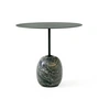 & Tradition - Lato Side table oval 40 x 50 cm, H 45 cm, deep green / verde alpi marble