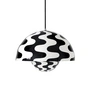 & Tradition - FlowerPot Pendant light VP7, black / white