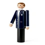 Kay Bojesen - Groom, H 18 cm, blue / black / white