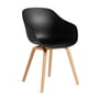 Hay - About a Chair AAC 222, oak lacquered / black 2. 0