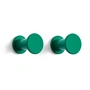 HAY - Bolt Coat hook, green (set of 2)