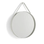 HAY - Strap Mirror No. 2, Ø 50 cm, light gray