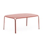 Kartell - Hiray Garden table low, H 38 cm, rust red