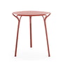 Kartell - Hiray Garden table, Ø 60 cm, rust red