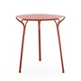 Kartell - Hiray Garden table, Ø 60 cm, rust red
