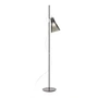 Kartell - K-Lux Floor lamp, diffuser smoke gray / frame black