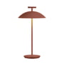 Kartell - Mini Geen-A Battery table lamp, brick red