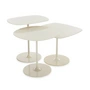 Kartell - Thierry Side table Trio, white (set of 3)