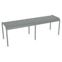 Fermob - Luxembourg 3 / 4 person bench without backrest, lapilli gray