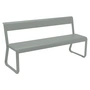 Fermob - Bellevie Bench with backrest, lapilli gray
