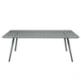 Fermob - Luxembourg Table, rectangular, 100 x 207 cm, lapilli gray