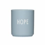 Design Letters - AJ Favourite Porcelain mug, Hope / light blue